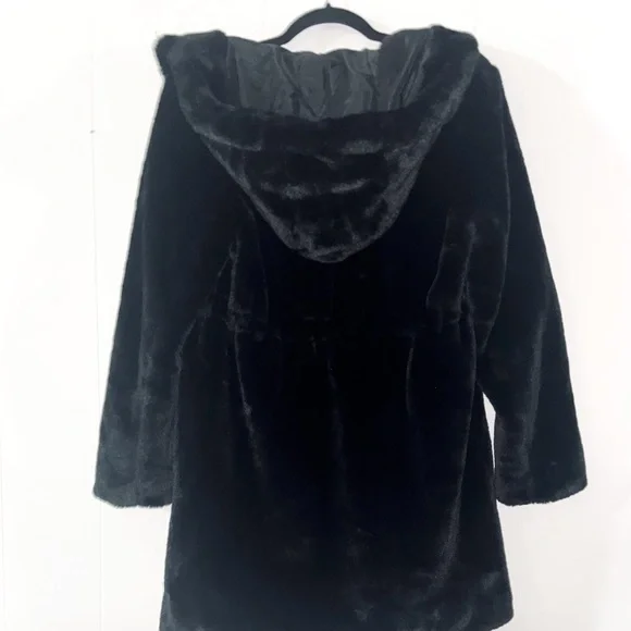 LOVE TOKEN XS FAUX BLACK FUR INSIDE DRAW STRING WAIST - THICK & VERY WARM! - Picture 4 of 7